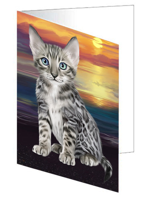 Sphynx Cat Handmade Artwork Assorted Pets Greeting Cards and Note Cards with Envelopes for All Occasions and Holiday Seasons GCD62435