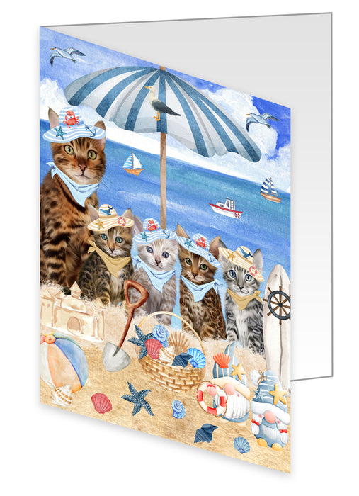 Bengal Cat Greeting Cards & Note Cards: Invitation Card with Envelopes Multi Pack, Personalized, Explore a Variety of Designs, Custom, Cats Gift for Pet Lovers