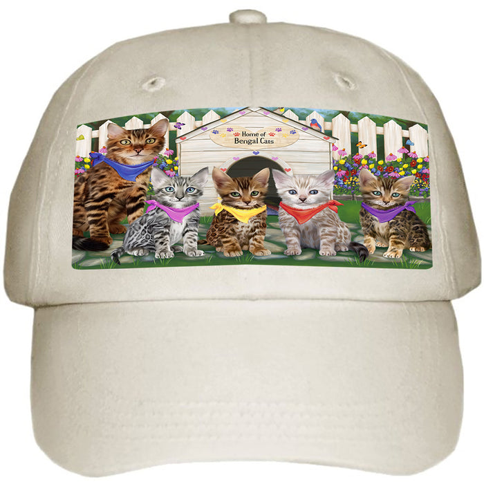 Spring Dog House Bengal Cats Ball Hat Cap HAT60333