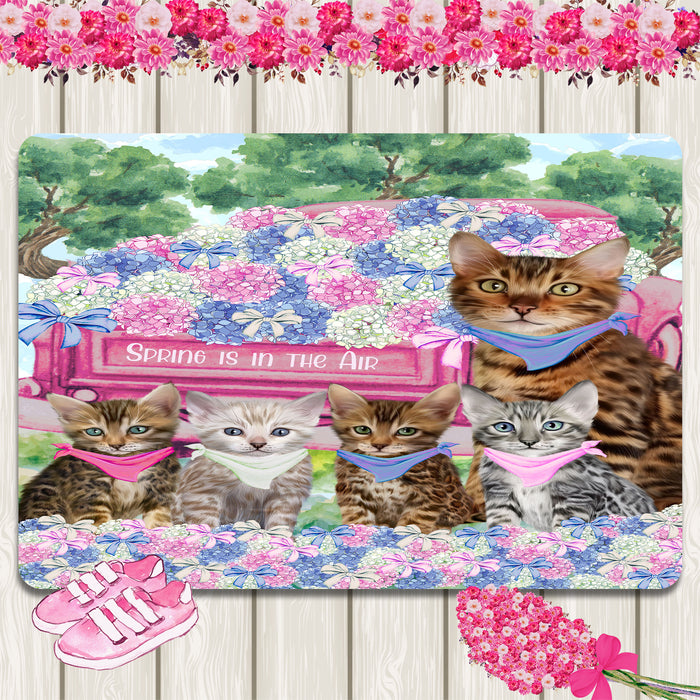 Bengal Cats Area Rug and Runner, Explore a Variety of Designs, Indoor Floor Carpet Rugs for Living Room and Home, Personalized, Custom, Cat Gift for Pet Lovers