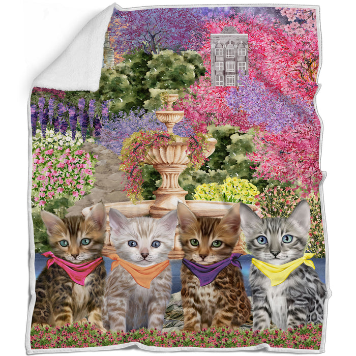 Bengal Blanket: Explore a Variety of Designs, Personalized, Custom Bed Blankets, Cozy Sherpa, Fleece and Woven, Cat Gift for Pet Lovers