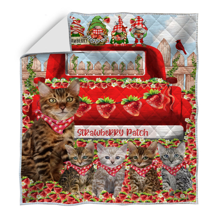 Bengal Dogs Bedding Quilt, Bedspread Coverlet Quilted, Explore a Variety of Designs, Custom, Personalized, Pet Gift for Dog Lovers
