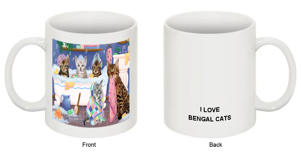 Rub A Dub Dogs In A Tub Bengal Cats Coffee Mug MUG52160