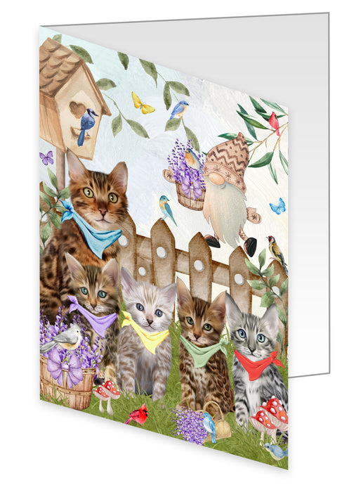 Bengal Cat Greeting Cards & Note Cards with Envelopes, Explore a Variety of Designs, Custom, Personalized, Multi Pack Pet Gift for Cats Lovers