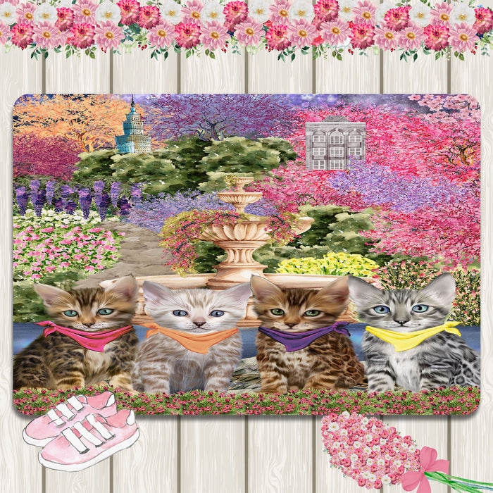 Bengal Cats Area Rug and Runner, Explore a Variety of Designs, Custom, Floor Carpet Rugs for Home, Indoor and Living Room, Personalized, Gift for Cat and Pet Lovers