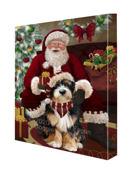 Santa I've Been Good Bernedoodle Dog Canvas Print Wall Art Décor CVS148355