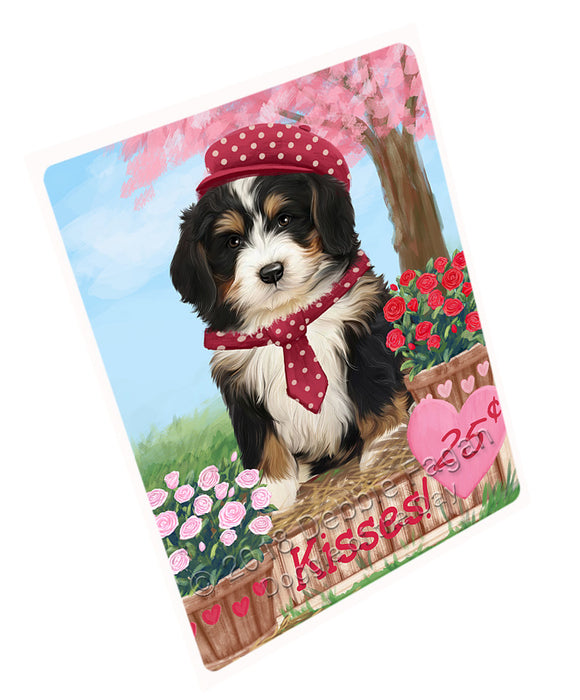Rosie 25 Cent Kisses Bernedoodle Dog Cutting Board C72594