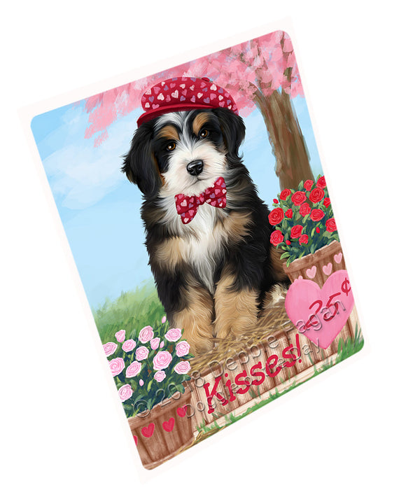 Rosie 25 Cent Kisses Bernedoodle Dog Cutting Board C72597