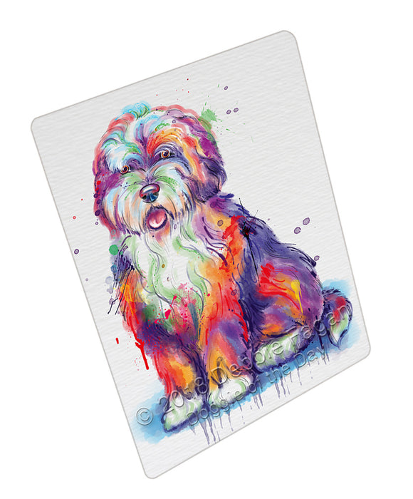 Watercolor Bernedoodle Dog Refrigerator / Dishwasher Magnet RMAG104856