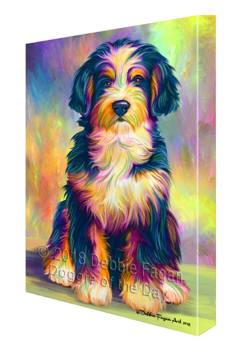 Paradise Wave Bernedoodle Dog Canvas Print Wall Art Décor CVS126728