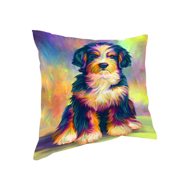 Paradise Wave Bernedoodle Dog Pillow PIL78516