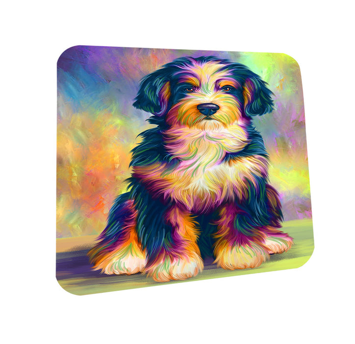 Paradise Wave Bernedoodle Dog Coasters Set of 4 CST56014