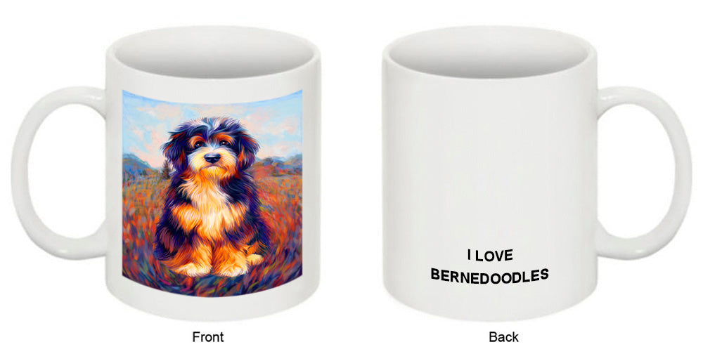 Mystic Blaze Bernedoodle Dog Coffee Mug MUG48972