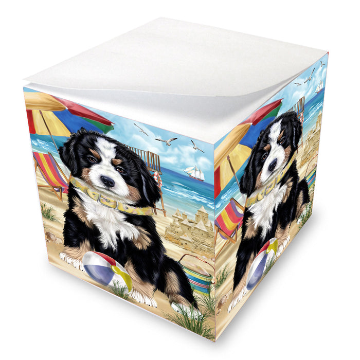Pet Friendly Beach Bernese Mountain Dog Dog Note Cube NOC-DOTD-A57166