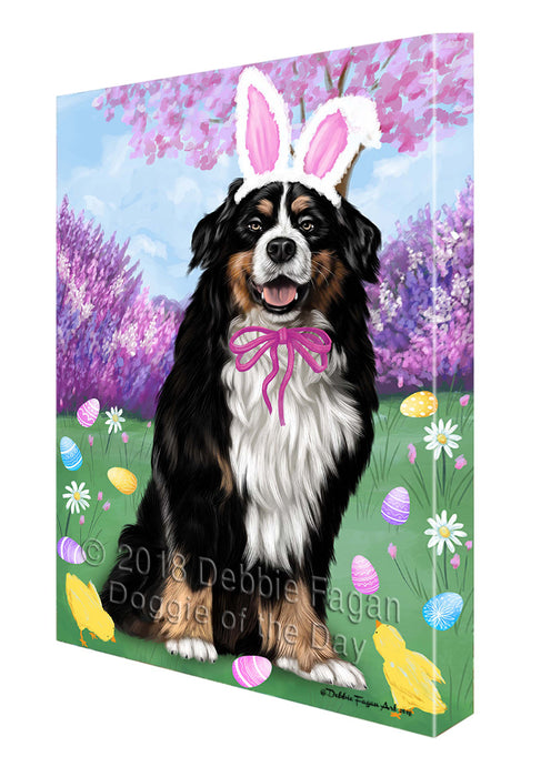 Bernese Mountain Dog Easter Holiday Canvas Wall Art CVS57063