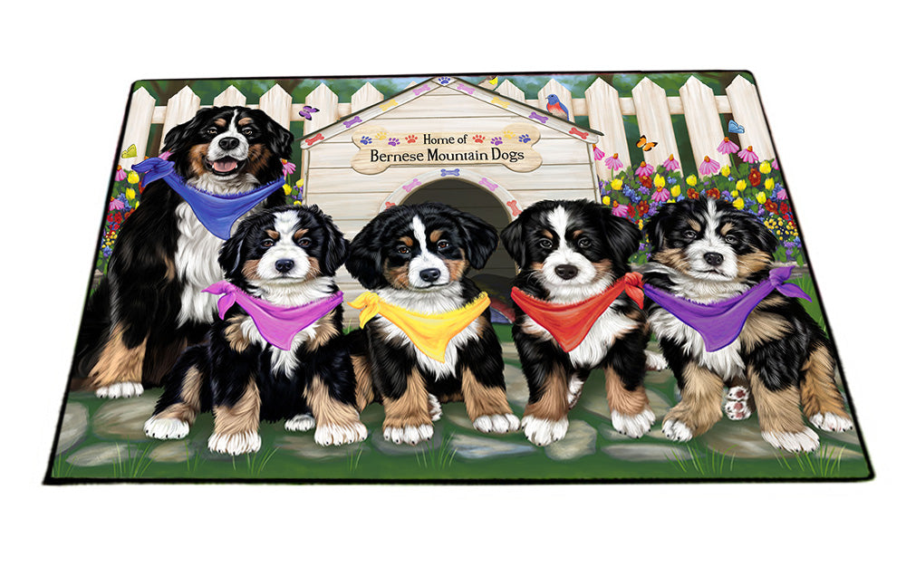 Spring Dog House Bernese Mountain Dogs Floormat FLMS50109