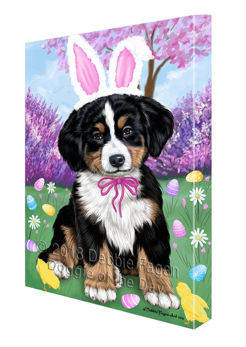 Bernese Mountain Dog Easter Holiday Canvas Wall Art CVS57072