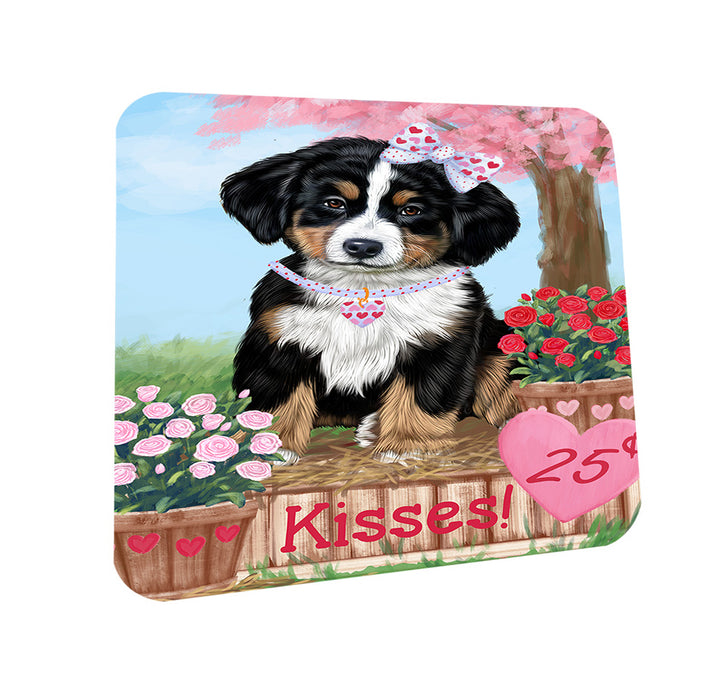 Rosie 25 Cent Kisses Bernese Mountain Dog Coasters Set of 4 CST55780