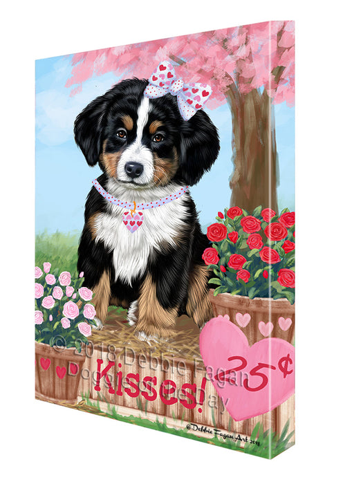 Rosie 25 Cent Kisses Bernese Mountain Dog Canvas Print Wall Art Décor CVS124622