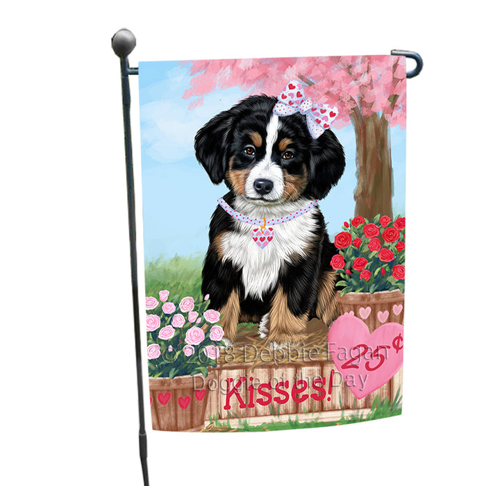 Rosie 25 Cent Kisses Bernese Mountain Dog Garden Flag GFLG56370