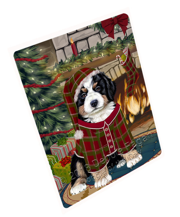 The Stocking was Hung Bernese Mountain Dog Large Refrigerator / Dishwasher Magnet RMAG93516