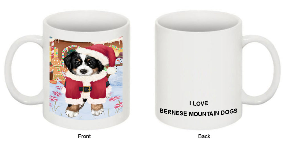 Christmas Gingerbread House Candyfest Bernese Mountain Dog Coffee Mug MUG51577