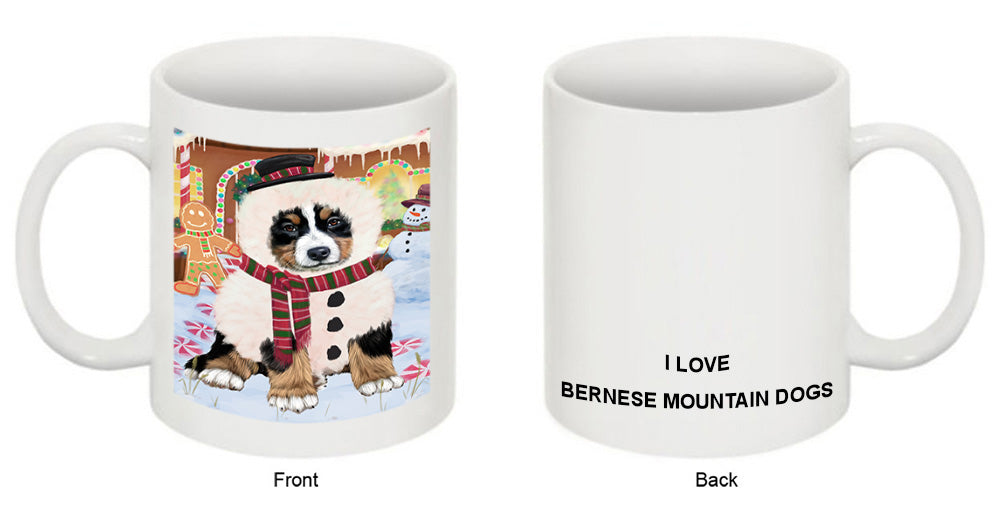 Christmas Gingerbread House Candyfest Bernese Mountain Dog Coffee Mug MUG51578