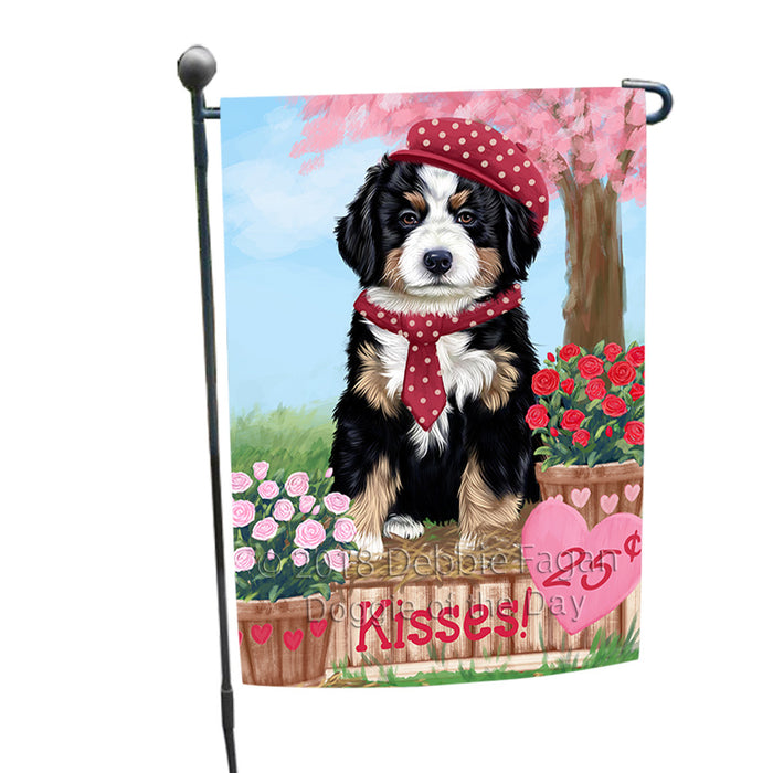 Rosie 25 Cent Kisses Bernese Mountain Dog Garden Flag GFLG56371