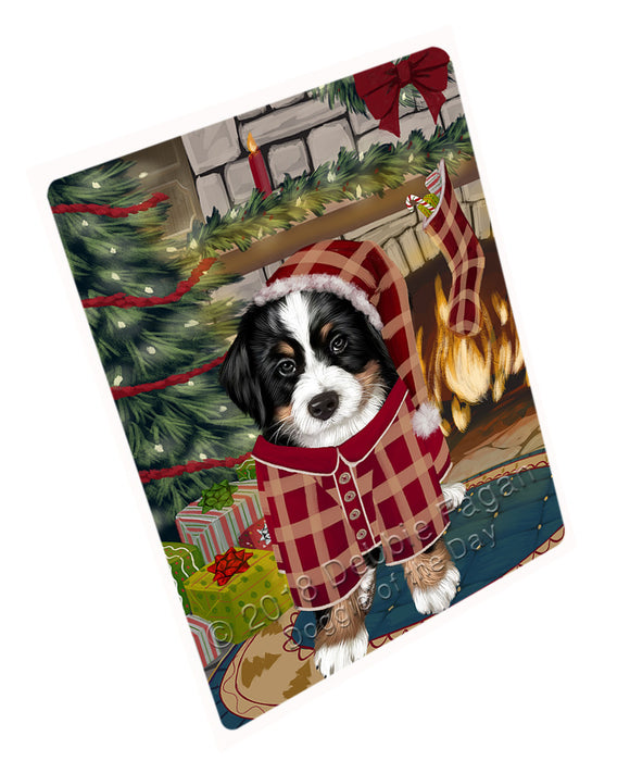The Stocking was Hung Bernese Mountain Dog Large Refrigerator / Dishwasher Magnet RMAG93528