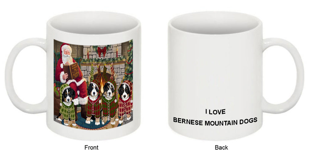 Christmas Cozy Holiday Tails Bernese Mountain Dogs Coffee Mug MUG50498