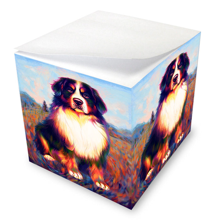 Mystic Blaze Bernese Mountain Dog Note Cube NOC55221