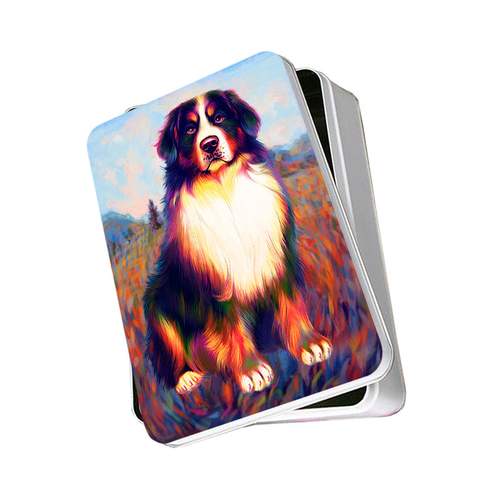 Mystic Blaze Bernese Mountain Dog Photo Storage Tin PITN53575