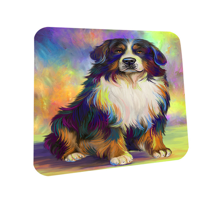 Pardise Wave Bernese Mountain Dog Coasters Set of 4 CST53553