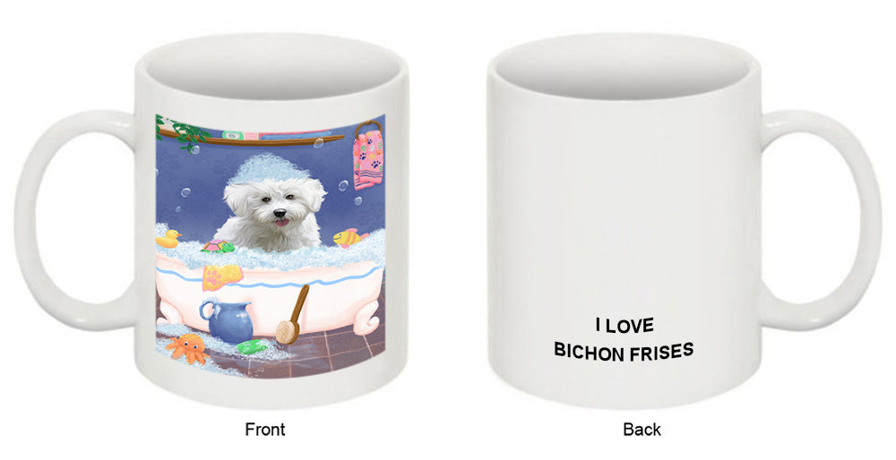 Rub A Dub Dog In A Tub Bichon Frise Dog Coffee Mug MUG52707