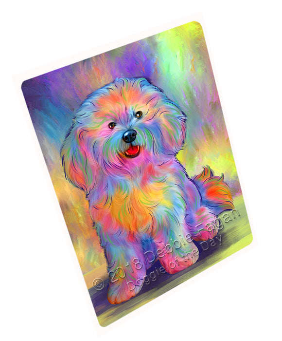 Paradise Wave Bichon Frise Dog Magnet MAG75219 (Small 5.5" x 4.25")