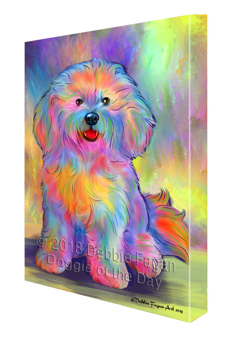 Paradise Wave Bichon Frise Dog Canvas Print Wall Art Décor CVS132470