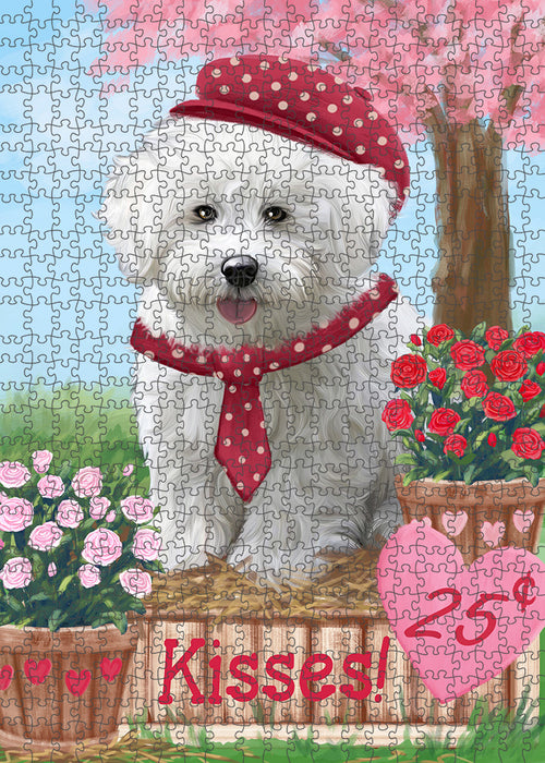 Rosie 25 Cent Kisses Bichon Frise Dog Puzzle with Photo Tin PUZL91504