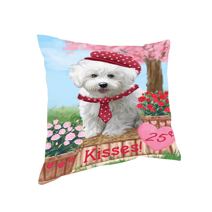 Rosie 25 Cent Kisses Bichon Frise Dog Pillow PIL72228