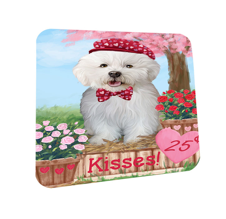 Rosie 25 Cent Kisses Bichon Frise Dog Coasters Set of 4 CST55784