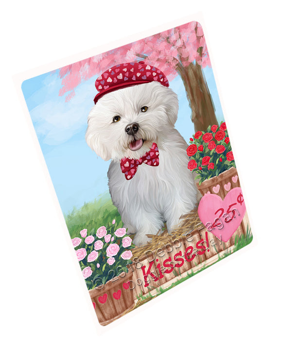 Rosie 25 Cent Kisses Bichon Frise Dog Magnet MAG72615 (Small 5.5" x 4.25")