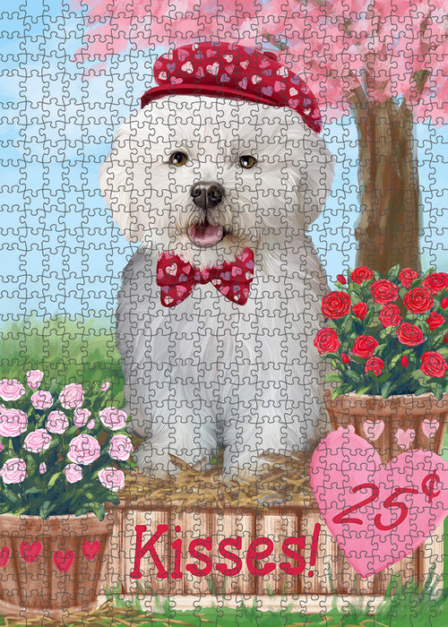 Rosie 25 Cent Kisses Bichon Frise Dog Puzzle with Photo Tin PUZL91508
