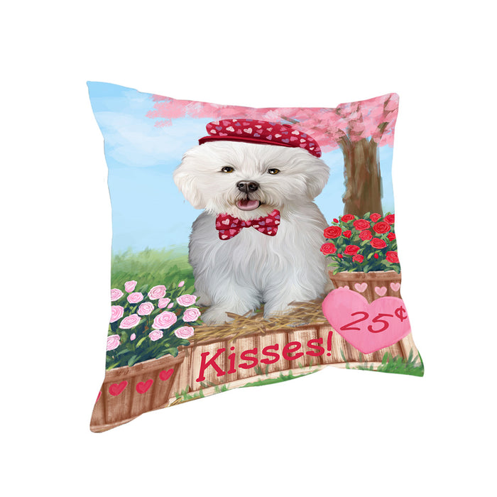 Rosie 25 Cent Kisses Bichon Frise Dog Pillow PIL72232