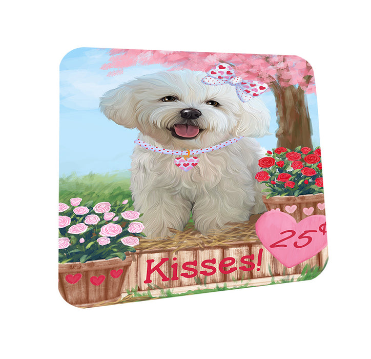 Rosie 25 Cent Kisses Bichon Frise Dog Coasters Set of 4 CST55785