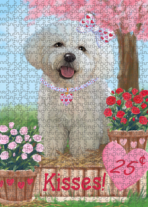 Rosie 25 Cent Kisses Bichon Frise Dog Puzzle with Photo Tin PUZL91512