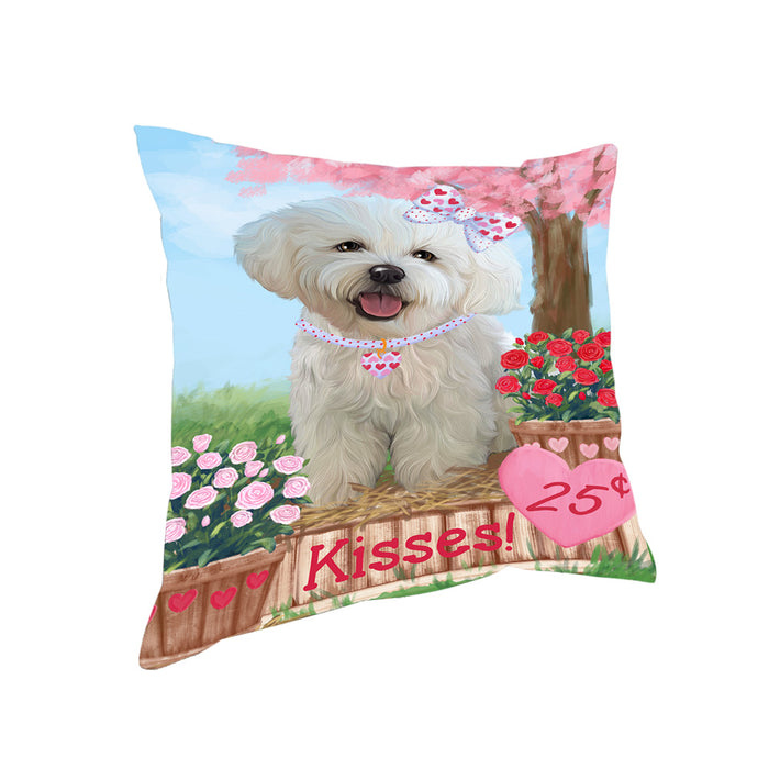 Rosie 25 Cent Kisses Bichon Frise Dog Pillow PIL72236