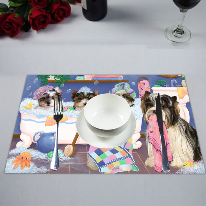Rub A Dub Dogs In A Tub Biewer Dogs Placemat