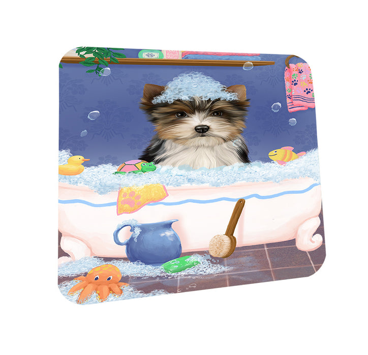Rub A Dub Dog In A Tub Biewer Dog Coasters Set of 4 CST57268