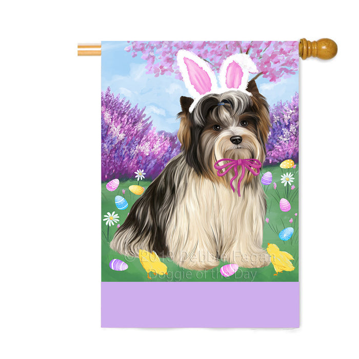 Personalized Easter Holiday Biewer Terrier Dog Custom House Flag FLG-DOTD-A58819