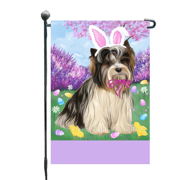Personalized Easter Holiday Biewer Terrier Dog Custom Garden Flags GFLG-DOTD-A58763