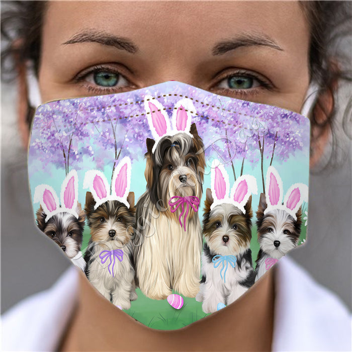 Easter Holiday Biewer Dogs Face Mask FM49578